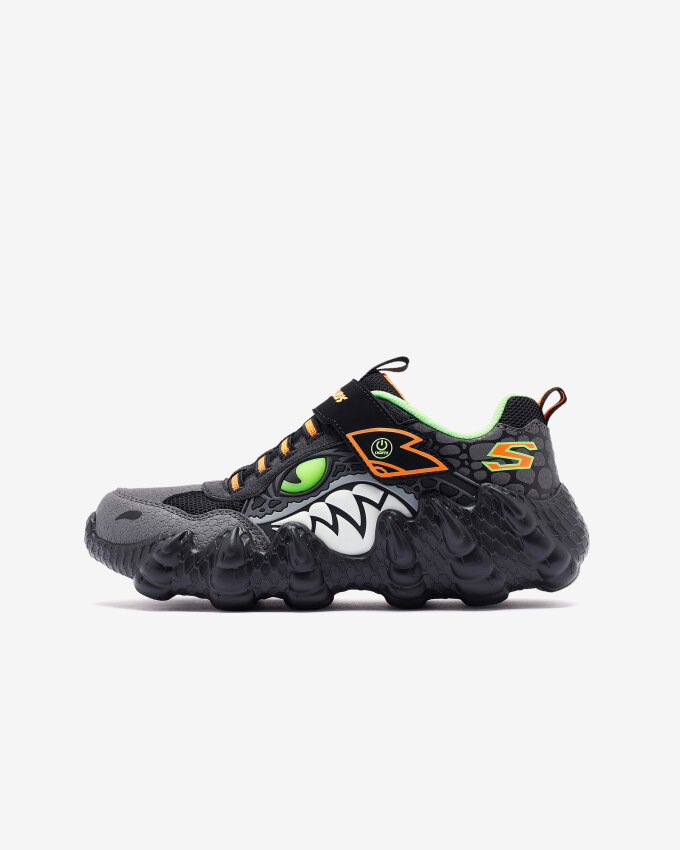 Skechers SKECH-O-SAURUS LİGHTS - RAPİD-DİNO SİYAH Çocuk Günlük Ayakkabı - 2