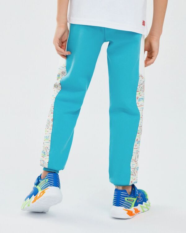 Skechers 2XI-Lock B Jogger Mavi Çocuk Eşofman Altı - 3