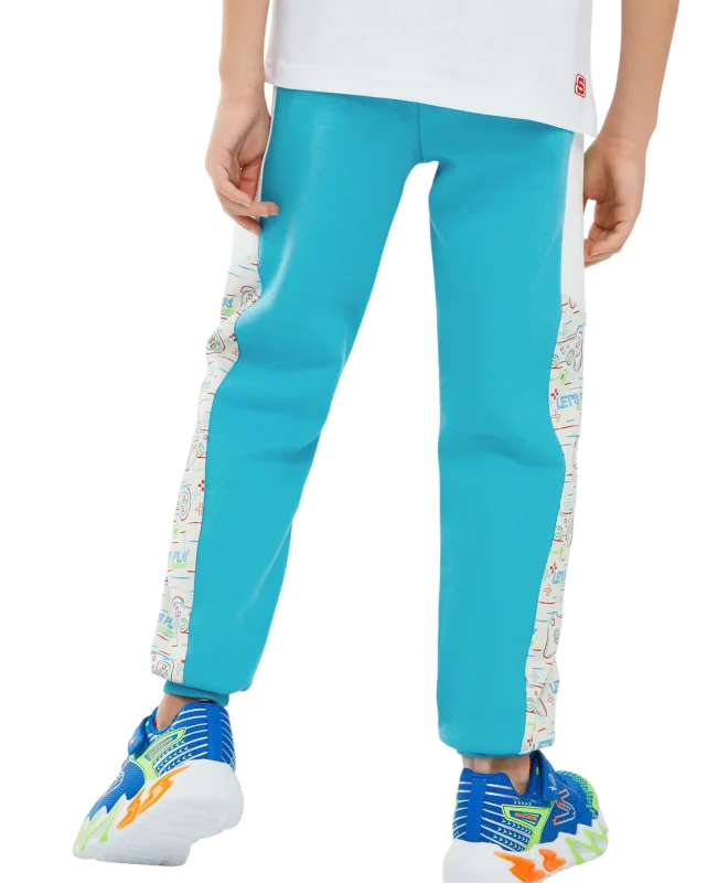 Skechers 2XI-Lock B Jogger Mavi Çocuk Eşofman Altı - 3