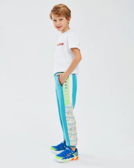 Skechers 2XI-Lock B Jogger Sweatpant Mavi Çocuk Eşofman Altı - 1