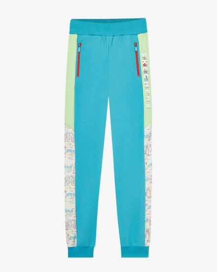 Skechers 2XI-Lock B Jogger Sweatpant Mavi Çocuk Eşofman Altı - 5