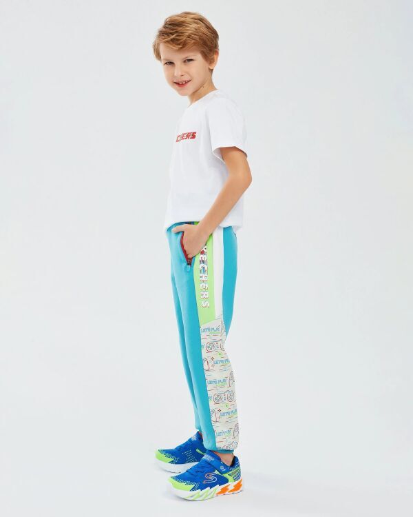 Skechers 2XI-Lock B Jogger Sweatpant Mavi Çocuk Eşofman Altı - 1