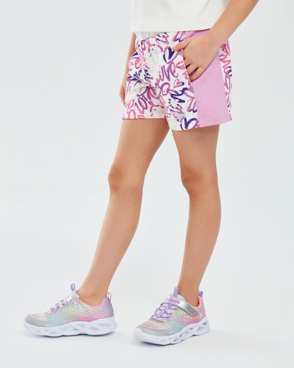 Skechers 2XI-Lock G 3 Inch Short Beyaz Çocuk Şort - 3