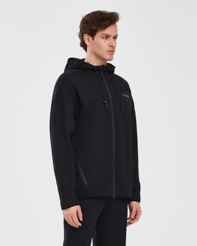 Skechers 2XI-Lock Full Zip Hoodie Siyah Erkek Sweatshirt - Skechers (1)