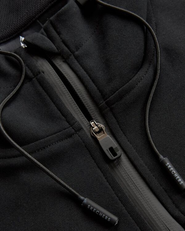 Skechers 2XI-Lock Full Zip Hoodie Siyah Erkek Sweatshirt - 7