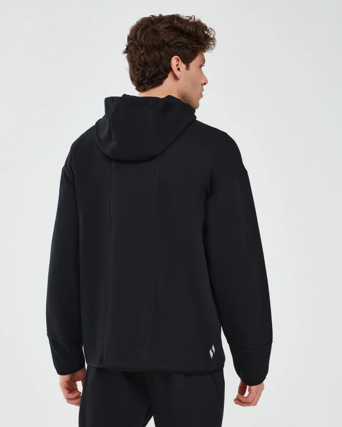 Skechers 2XI-Lock Full Zip Hoodie Siyah Erkek Sweatshirt - 3