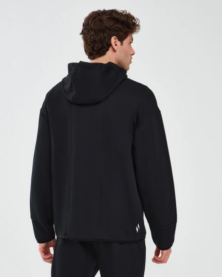 Skechers 2XI-Lock M Full Zip Hoodie Sweatshirt SİYAH Erkek Sweatshirt - 5