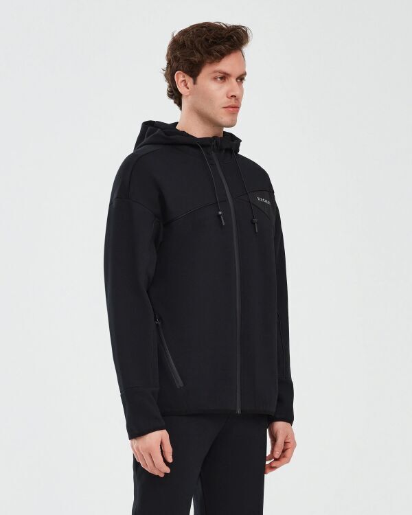 Skechers 2XI-Lock Full Zip Hoodie Siyah Erkek Sweatshirt - 6