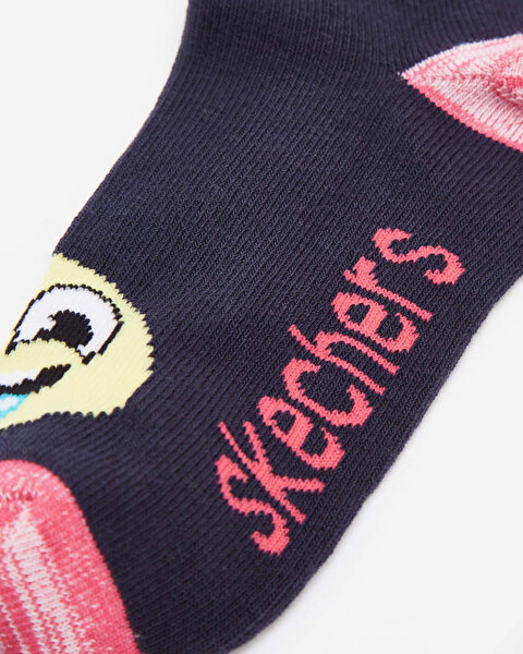 Skechers 3 Pack Low Cut Sweet Socks Renkli Çocuk Çorap S212293-900 - 3