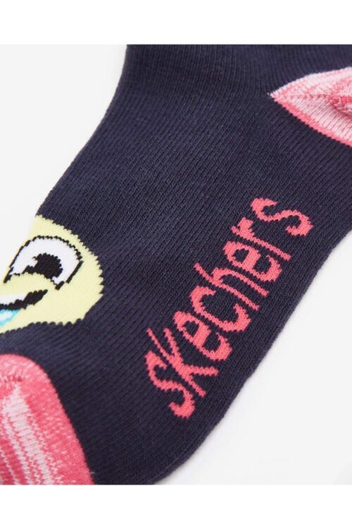 Skechers 3 Pack Low Cut Sweet Socks Renkli Çocuk Çorap S212293-900 - 3