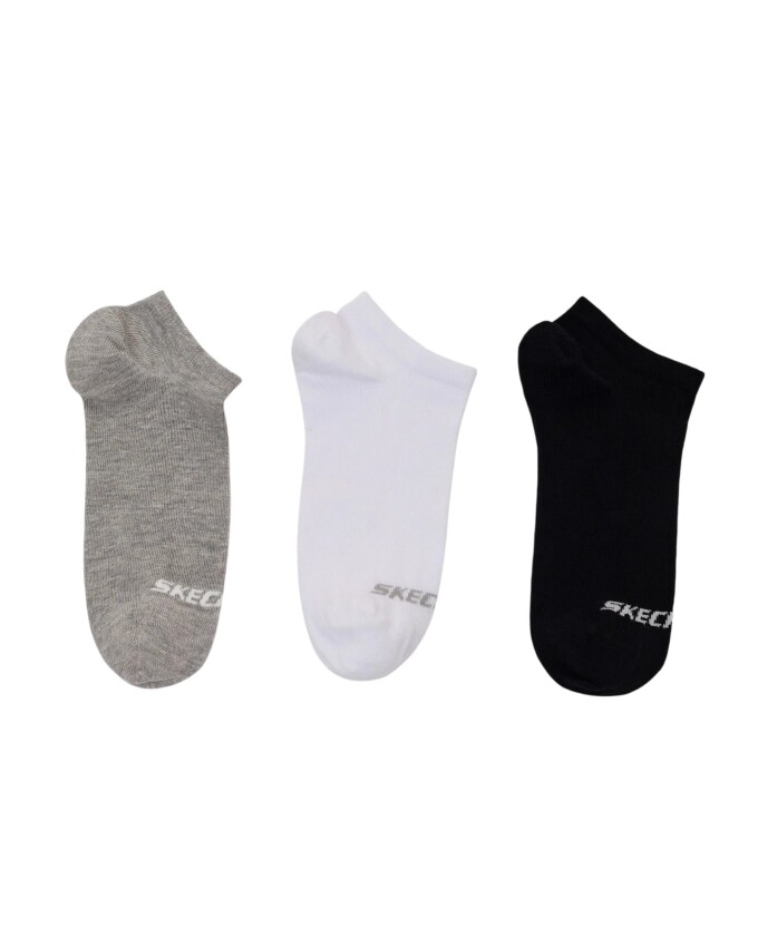 Skechers 3'lü Paket Essential Bilekli Siyah Unisex Çorap - 2