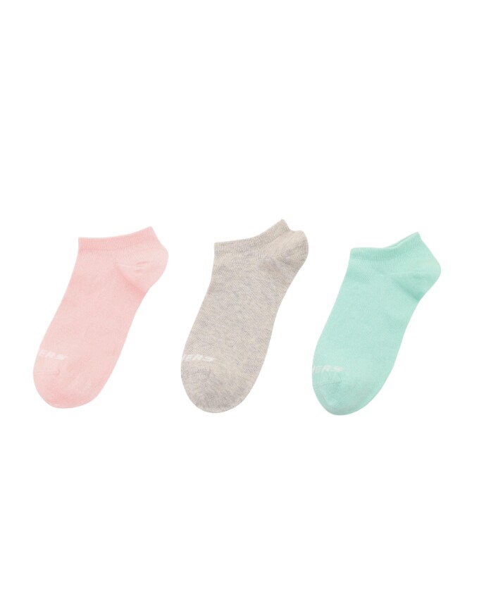 Skechers 3'lü Paket Essential Bilekli Siyah Unisex Çorap - 1