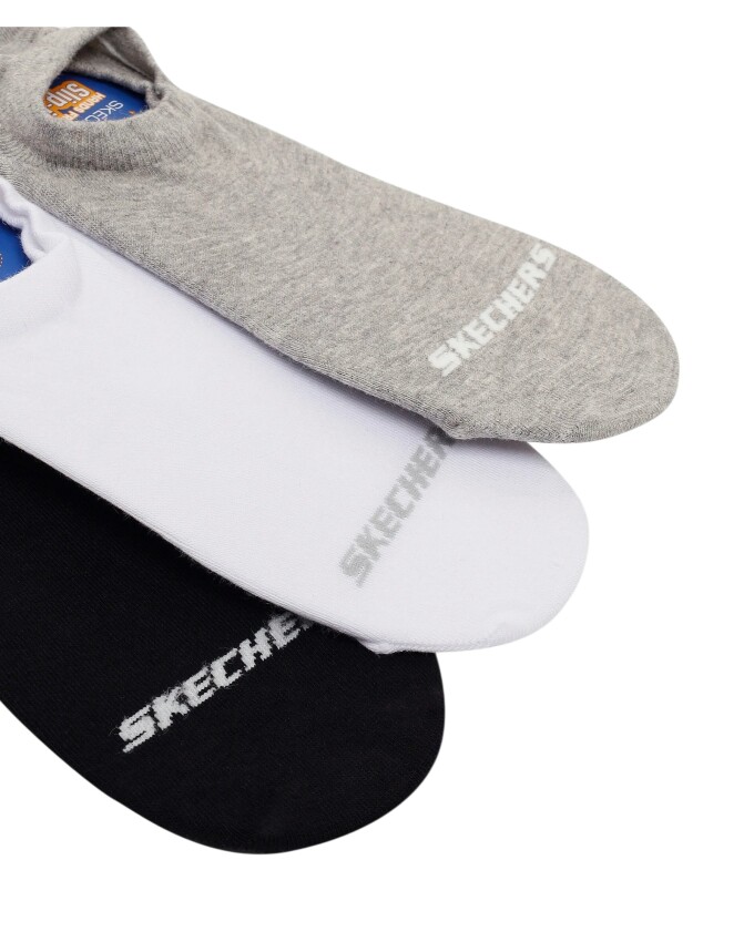 Skechers 3'lü Paket Essential Bileksiz Beyaz Unisex Çorap - 3