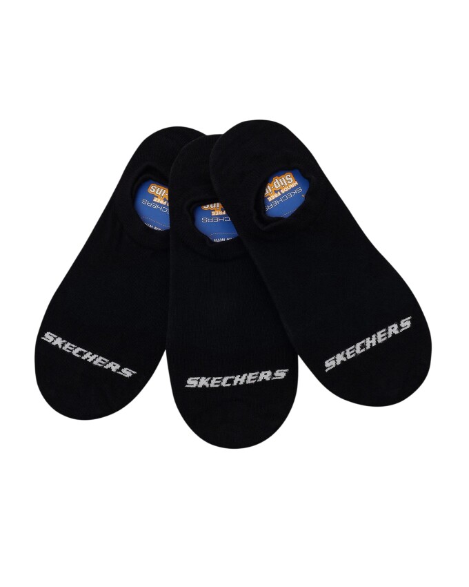 Skechers 3'lü Paket Essential Bileksiz Siyah Unisex Çorap - 1