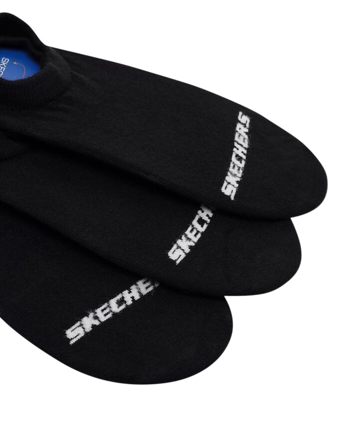 Skechers 3'lü Paket Essential Bileksiz Siyah Unisex Çorap - 3
