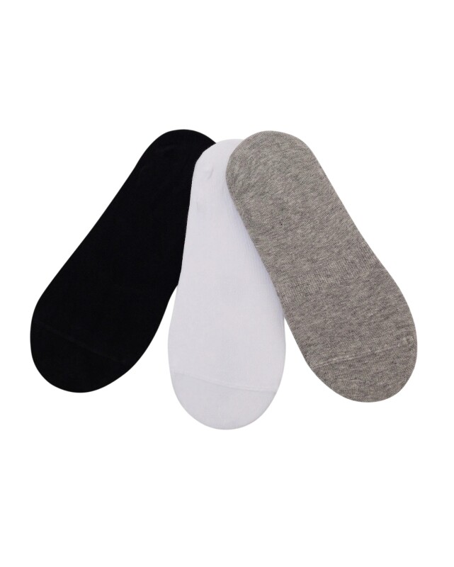 Skechers 3'lü Paket Essential Görünmez Beyaz Unisex Çorap - 2