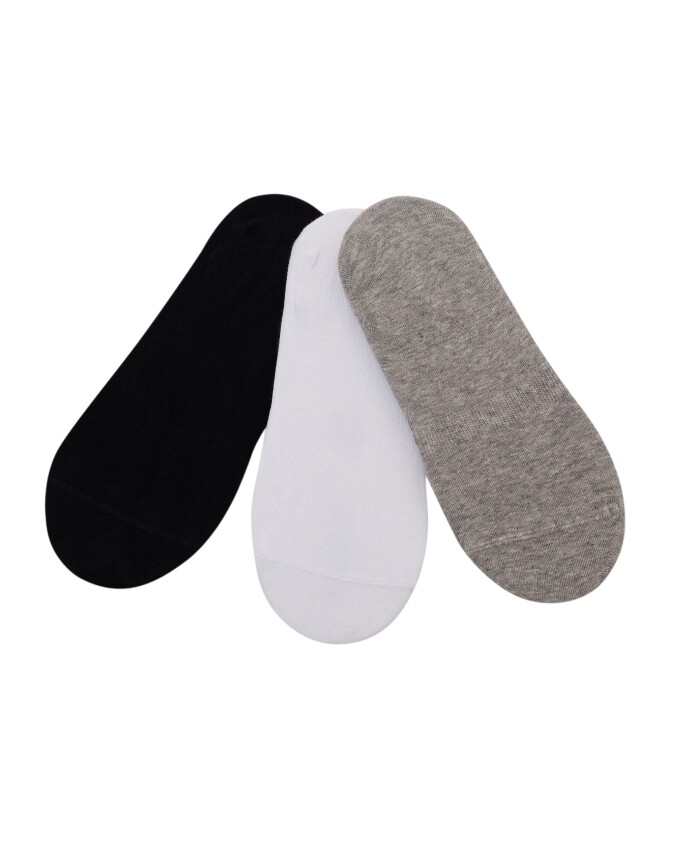 Skechers 3'lü Paket Essential Görünmez Beyaz Unisex Çorap - 2