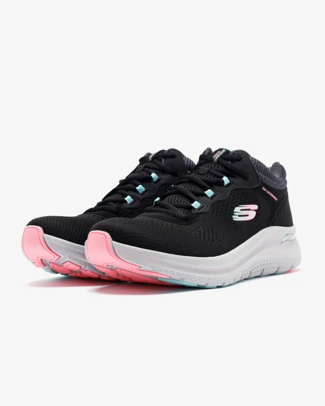 Skechers Arach Fit 2.0-Rainy Days Siyah Kadın Günlük Ayakkabı - 4