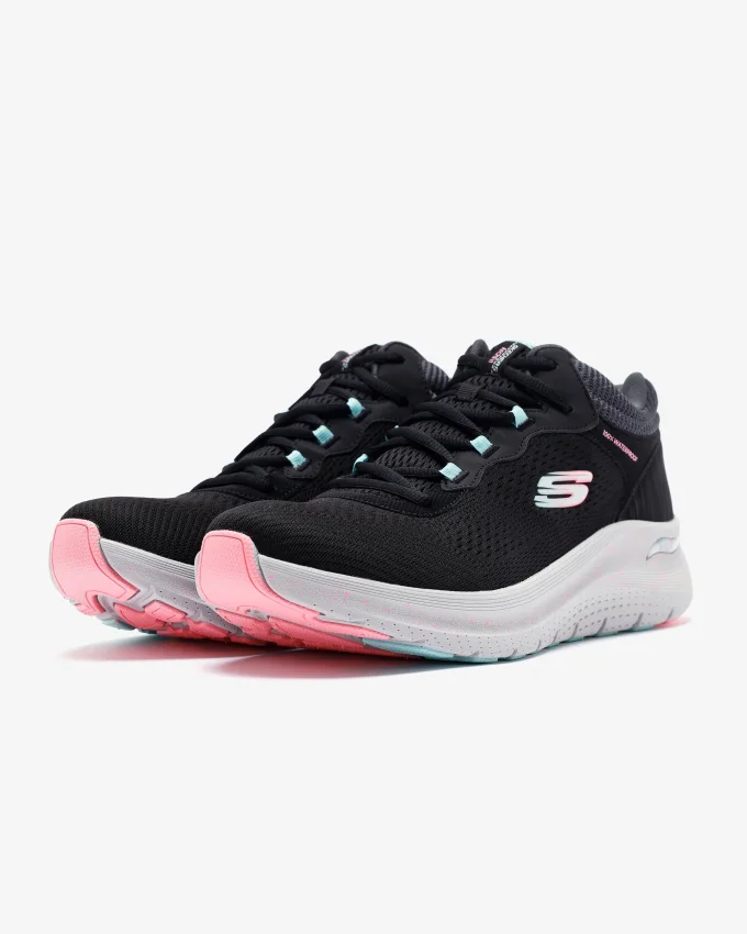 Skechers Arach Fit 2.0-Rainy Days Siyah Kadın Günlük Ayakkabı - 4