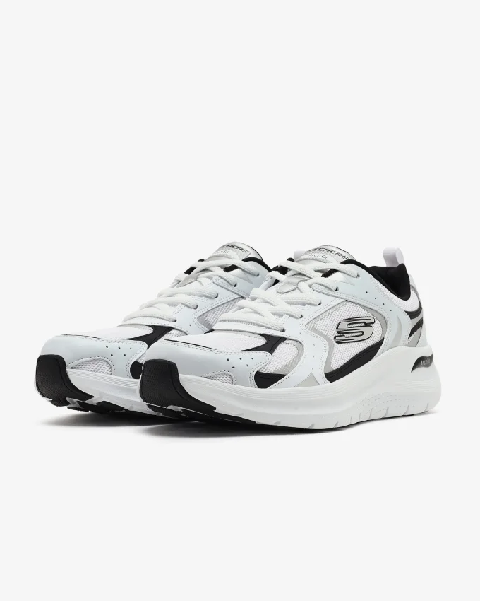Skechers Arch Fit 2.0 Beyaz Erkek Günlük Ayakkabı - 5
