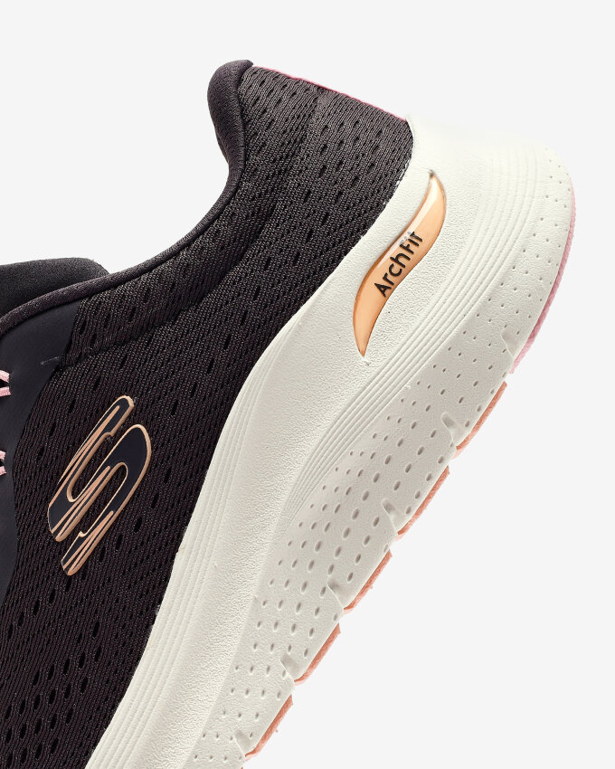 Skechers Arch Fit 2.0 - Big League Gri Kadın Günlük Ayakkabı - 12