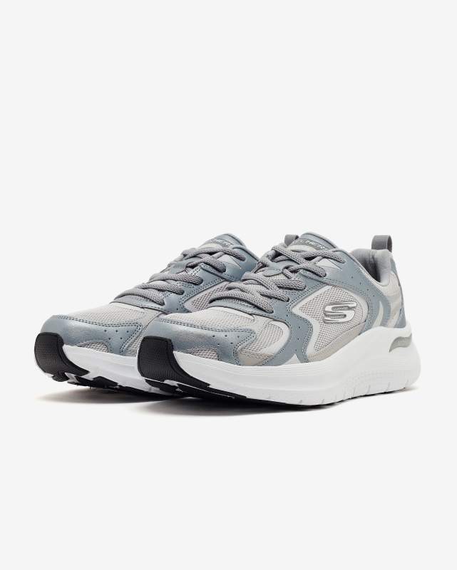 Skechers Arch Fit 2.0 Gri Erkek Günlük Ayakkabı - 3