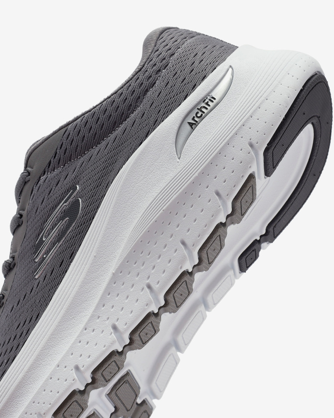 Skechers Arch Fit 2.0 Gri Erkek Günlük Ayakkabı - 6