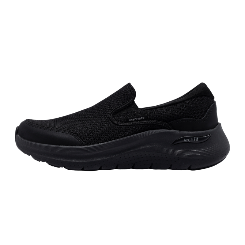 Skechers Arch Fit 2.0 - Vallo Siyah Erkek Günlük Ayakkabı - 1