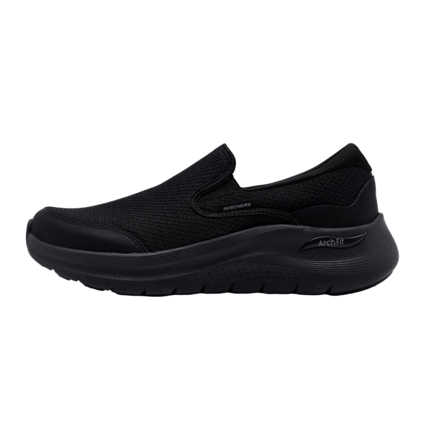 Skechers Arch Fit 2.0 - Vallo Siyah Erkek Günlük Ayakkabı - 1
