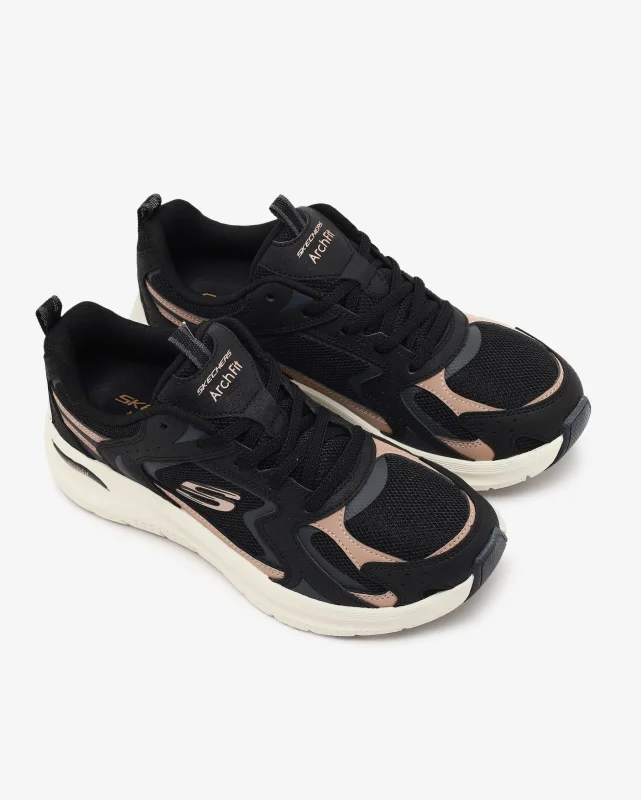 Skechers Arch Fit 2.0 Vintage Luxe Siyah Kadın Günlük Ayakkabı - 3