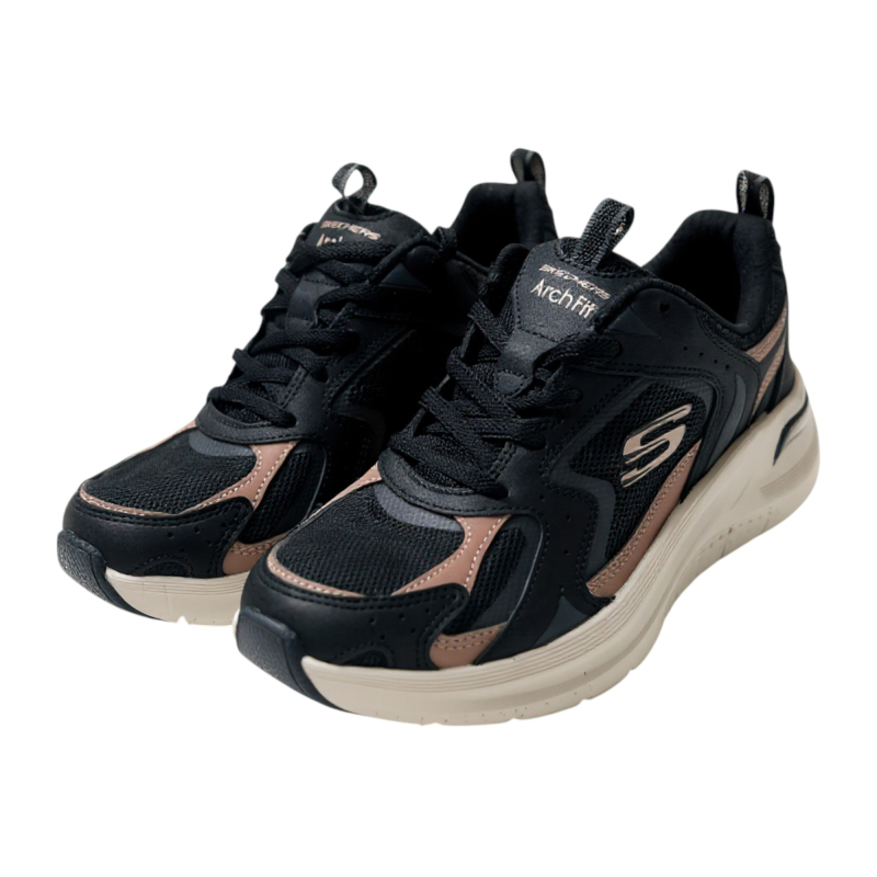 Skechers Arch Fit 2.0 Vintage Luxe Siyah Kadın Günlük Ayakkabı - 3