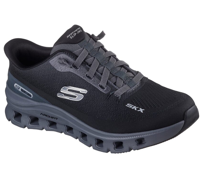 Skechers Arch Fit Glide-Step Peo Siyah Erkek Günlük Ayakkabı - 1
