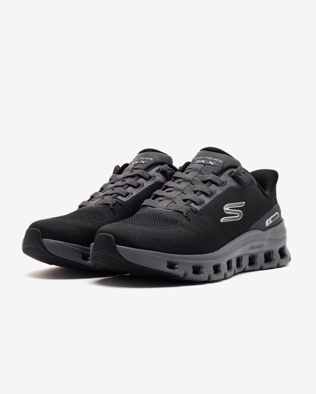 Skechers Arch Fit Glide-Step Peo Siyah Erkek Günlük Ayakkabı - 3
