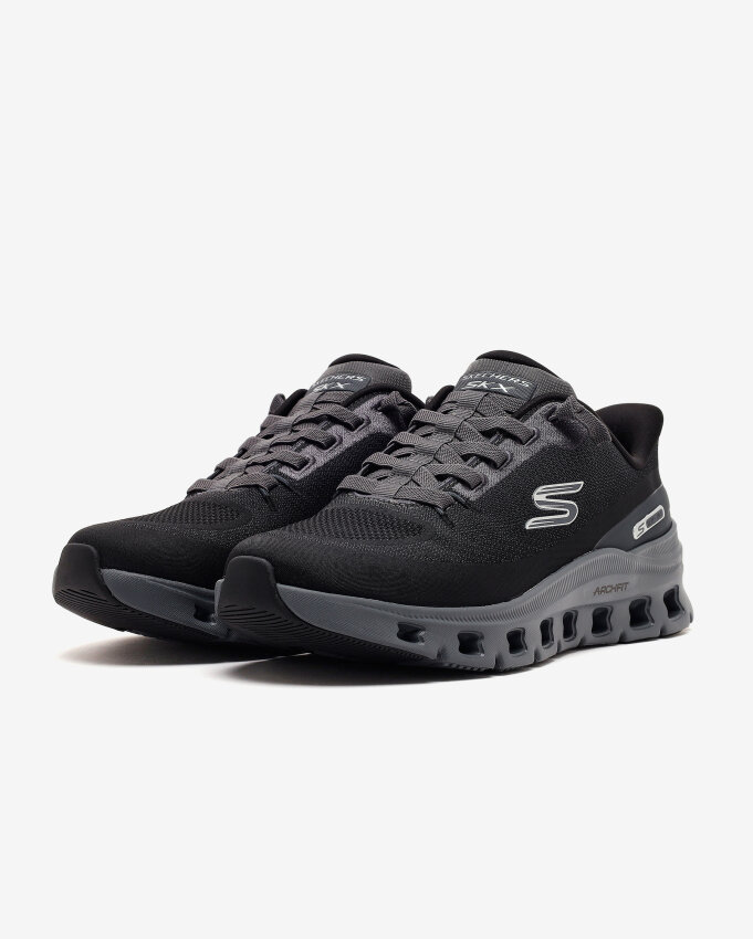 Skechers Arch Fit Glide-Step Peo Siyah Erkek Günlük Ayakkabı - 3