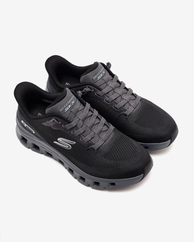 Skechers Arch Fit Glide-Step Peo Siyah Erkek Günlük Ayakkabı - 5