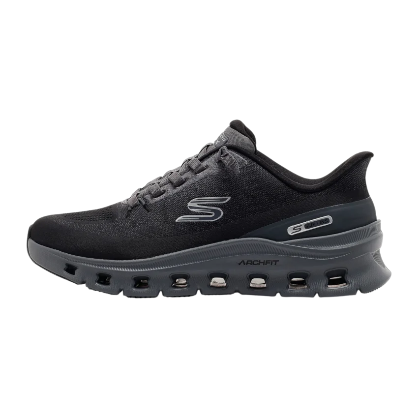 Skechers Arch Fit Glide-Step Peo Siyah Erkek Günlük Ayakkabı - 1