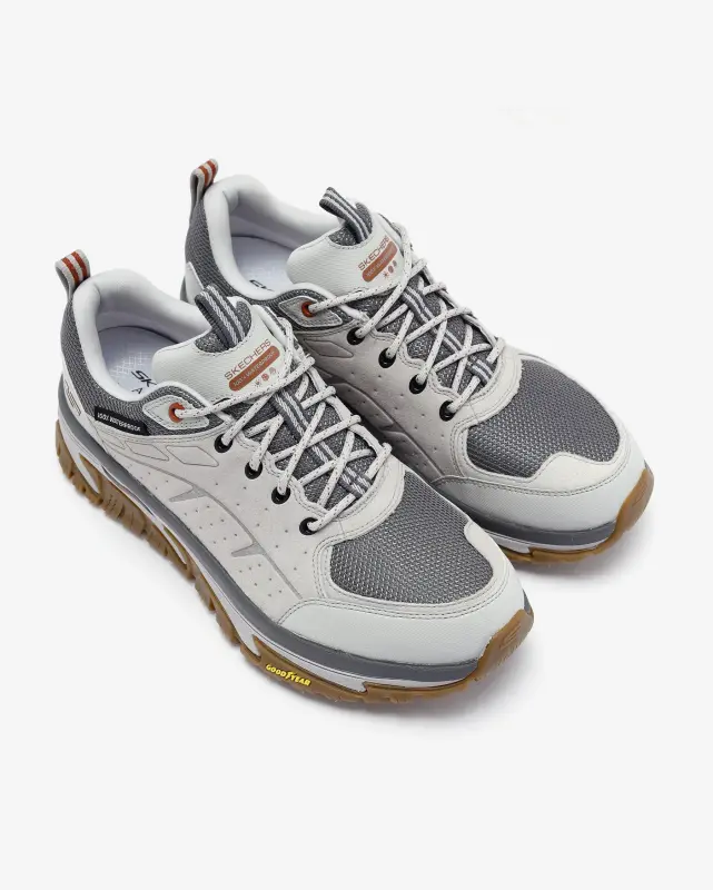 Skechers Arch Fit Road Walker Gri Erkek Outdoor Ayakkabı - 5