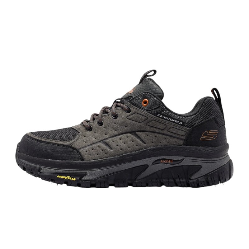 Skechers Arch Fit Road Walker Gri-Siyah Erkek Outdoor Ayakkabı - 1