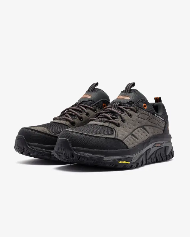 Skechers Arch Fit Road Walker Gri-Siyah Erkek Outdoor Ayakkabı - 3
