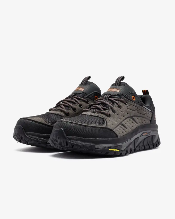 Skechers Arch Fit Road Walker Gri-Siyah Erkek Outdoor Ayakkabı - 3
