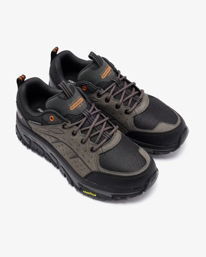 Skechers Arch Fit Road Walker Gri-Siyah Erkek Outdoor Ayakkabı - 6