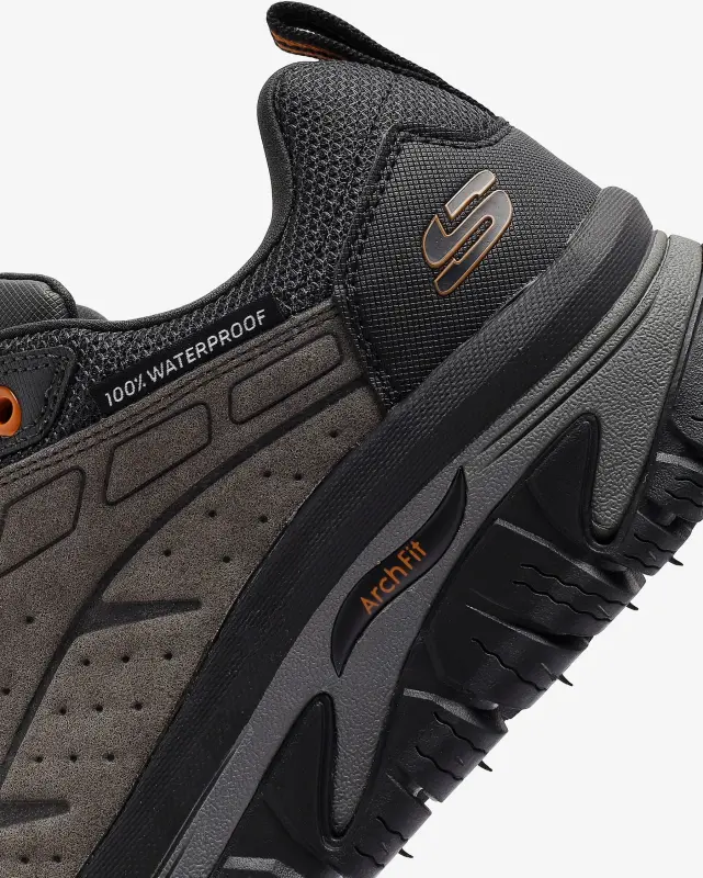 Skechers Arch Fit Road Walker Gri-Siyah Erkek Outdoor Ayakkabı - 7