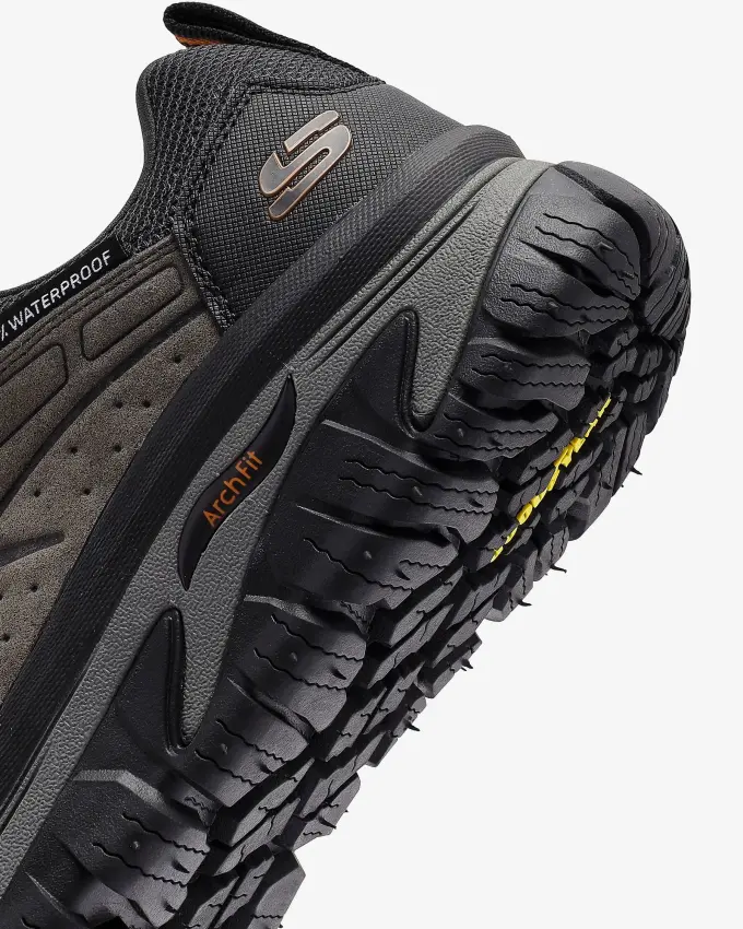 Skechers Arch Fit Road Walker Gri-Siyah Erkek Outdoor Ayakkabı - 8