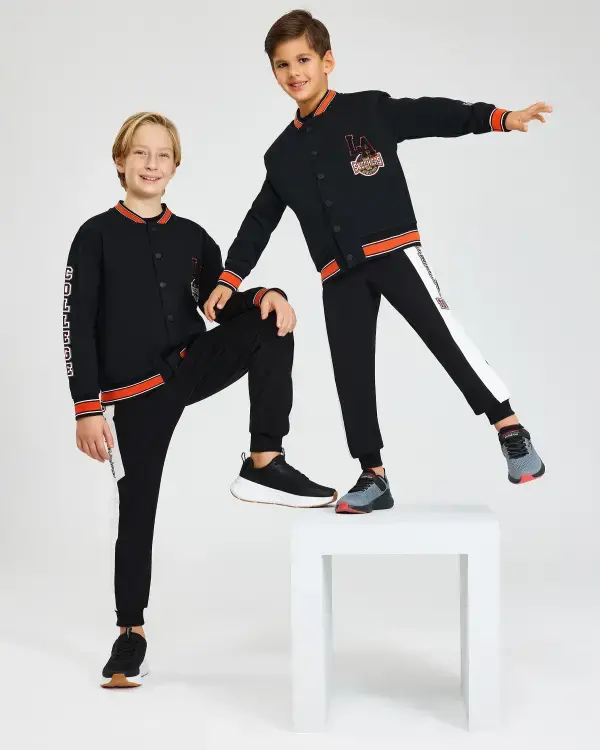 Skechers B 2XI-Lock Bomber Siyah Çocuk Mont - 2