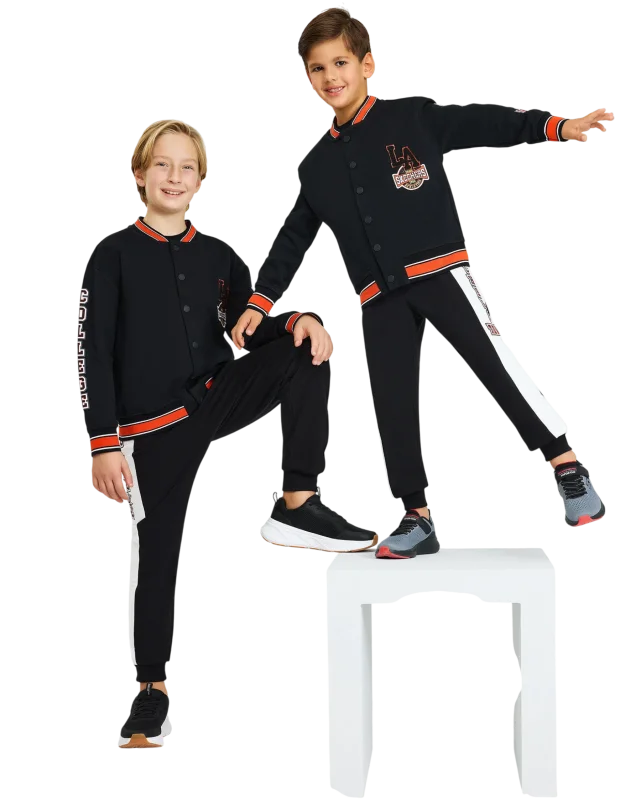 Skechers B 2XI-Lock Bomber Siyah Çocuk Mont - 3