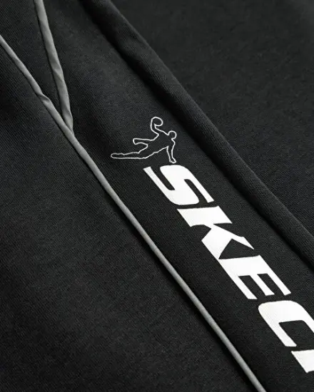 Skechers B 2XI-Lock Jogger Sweatpant SİYAH Çocuk Eşofman Altı - 5