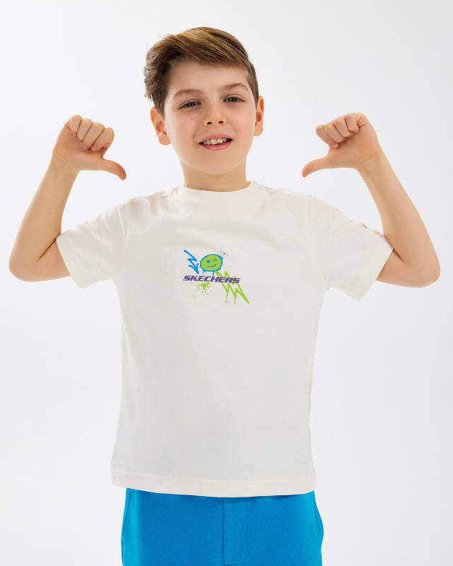 Skechers B Graphic Tee T-Shirt Çocuk Tshirt - 3