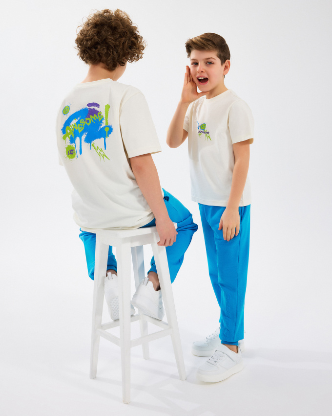 Skechers B Graphic Tee T-Shirt Çocuk Tshirt - 4