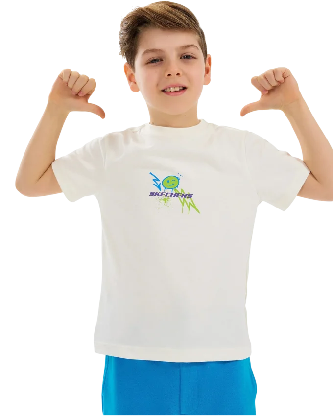 Skechers B Graphic Tee T-Shirt Çocuk Tshirt - 2