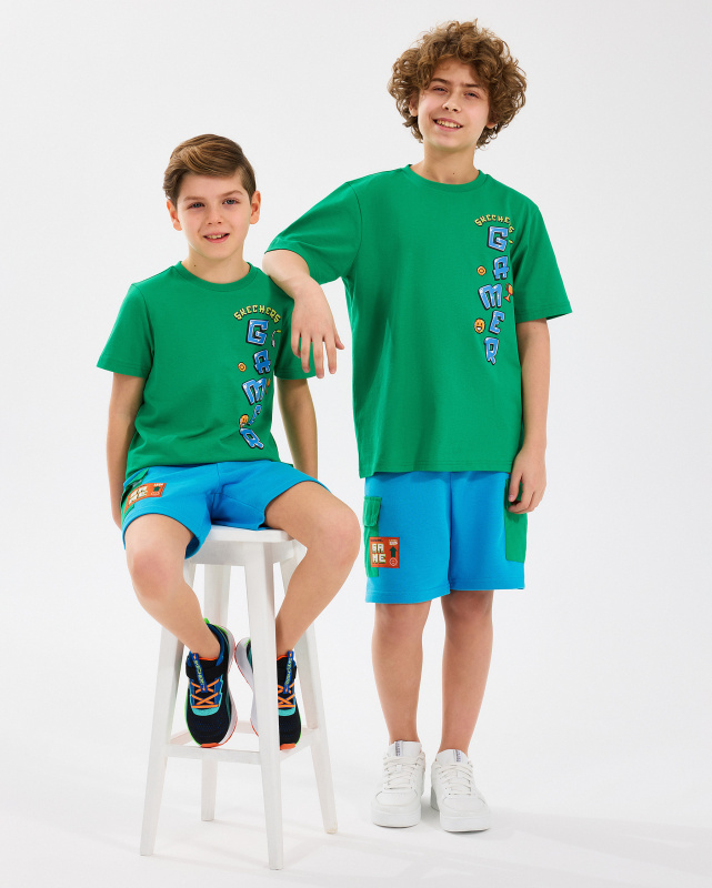 Skechers B Graphic Tee T-Shirt Çocuk Tshirt - 4